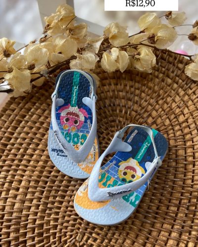 Chinelo Ipanema Tubarão Tamanho 17-18