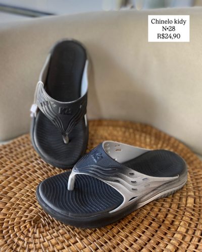 Chinelo Kidy Preto Tamanho 28