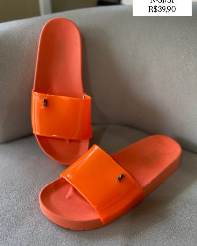 Chinelo Laranja Santa Lolla Tamanho 31