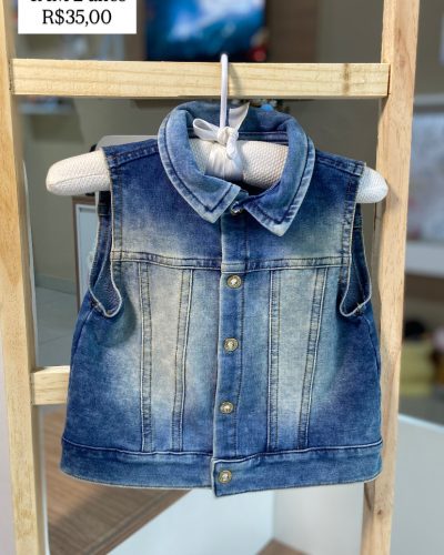 Colete Jeans Tamanho 2