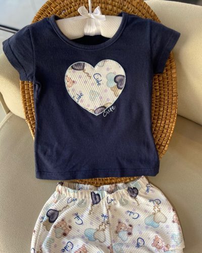 Conjunto Blusa + Short Tamanho 2