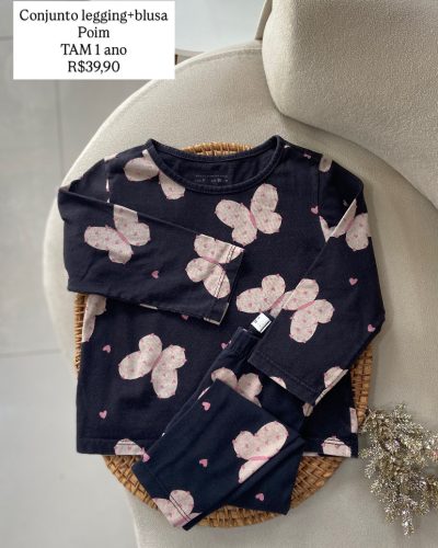 Conjunto Legging + Blusa Poim Tamanho 1