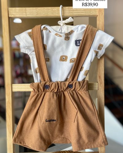 Conjunto Luc.boo Tamanho 6 9 meses
