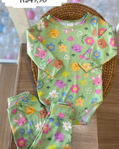 Conjunto térmico Tamanho 3 6 meses