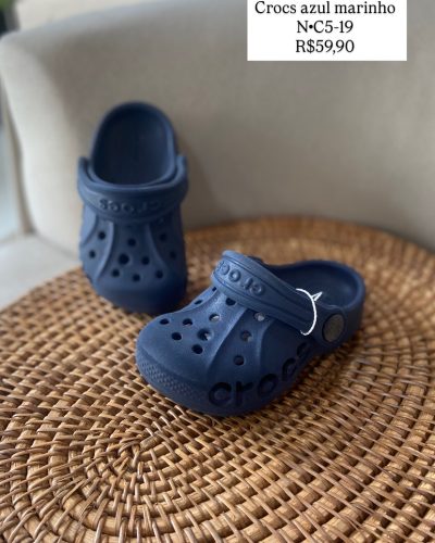 Crocs Azul Marinho Tamanho 19 C5 