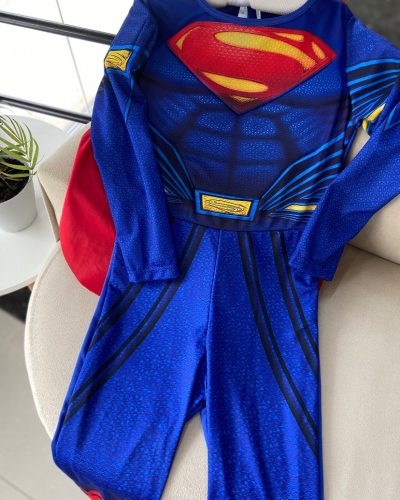Fantasia Superman com Alto Relevo no Peito Tamanho 6-8