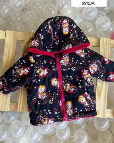 Jaqueta reversível Puc Tamanho 3 6 meses