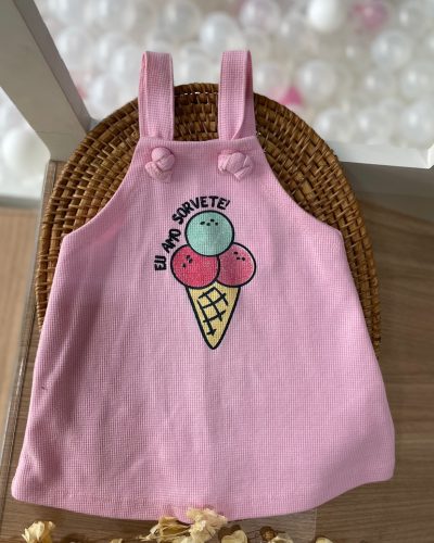 Jardineira Sorvete Tamanho 1