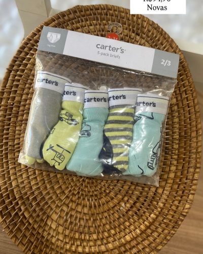 Kit 5 Cuecas Carter's