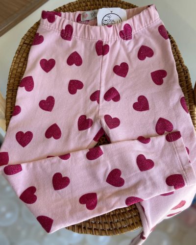 Legging Corações Poim Tamanho 3