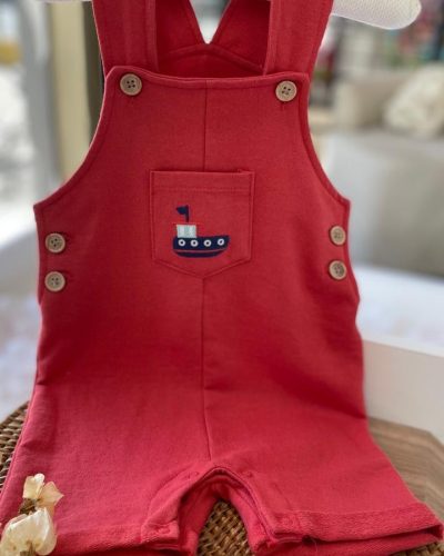 Macacão Vermelho Baby Club Tamanho 12 18 meses