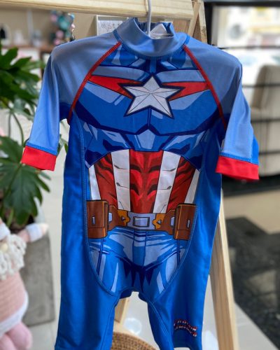 Macacão de Banho Primark Capitão América Tamanho 3