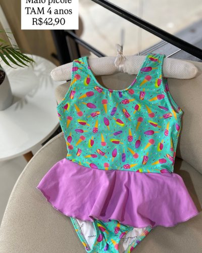 Maiô Picolé Tamanho 4