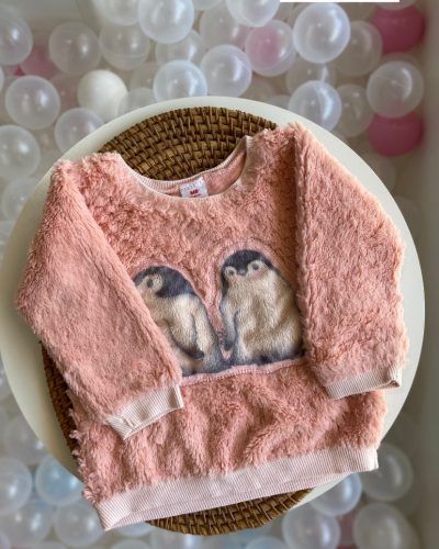 Moletom Pinguim Marisol Tamanho 6 9 meses