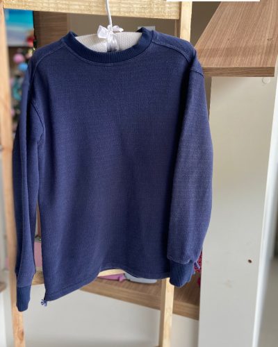 Moletom azul marinho Paola da vinci Tamanho 5 6 anos