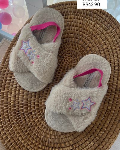 Pantufa Accessories Tamanho 25 26