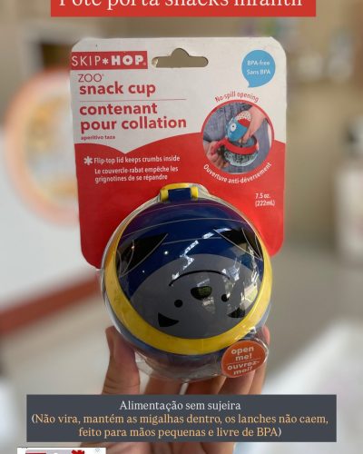 Pote Porta Snack's Infantil