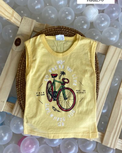 Regata amarela Tamanho 2 anos