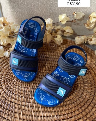 Sandália Grandene Azul Tamanho 23-24