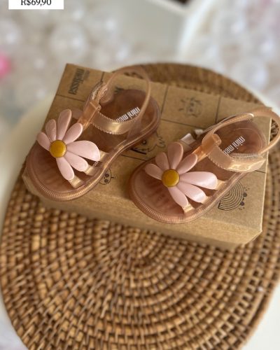 Sandália Mini Melissa Flor Tamanho 19