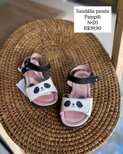 Sandália Panda Pampili Tamanho 20