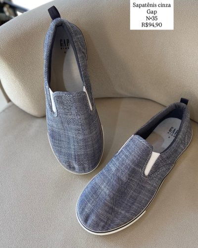 Sapatênis GAP Cinza Tamanho 35