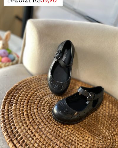 Sapatilha Melissa Preta Tamanho 20 21