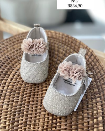 Sapatilha brilhosa Teddy Boom Tamanho 17