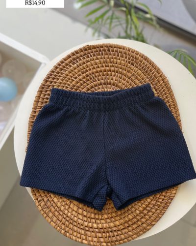 Short Azul Marinho Kyly Tamanho 2