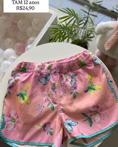 Short Estampado Tamanho 12