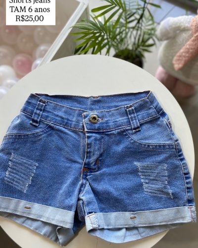 Short Jeans Tamanho 6