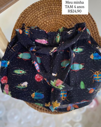 Short Malha Meu Minha Tamanho 4