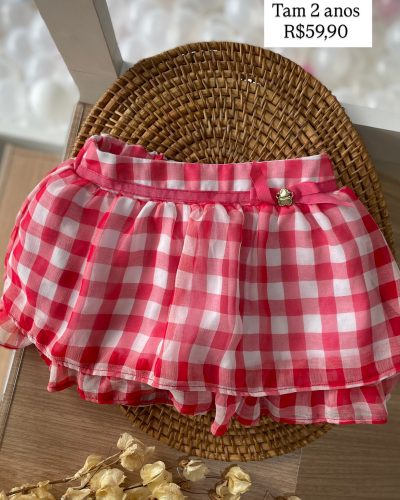 Short Saia Momi Tamanho 2