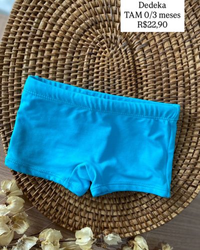 Sunga Azul Dedeka Tamanho 0-3 meses