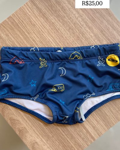 Sunga Azul Tamanho 6