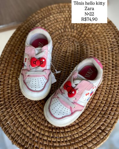 Tênis Hello Kitty Zara Tamanho 22