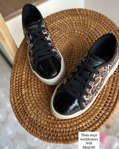 Tênis Onça World Colors Tamanho 31 Novo