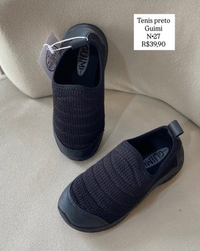 Tênis Preto Guimi Tamanho 27
