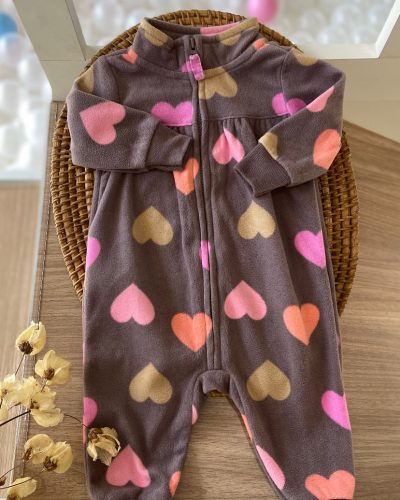 Tip Top Fleece Coração Carter's Tamanho 3 meses