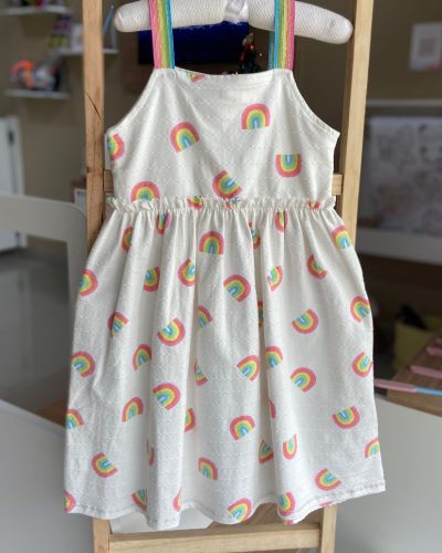 Vestido Arco Íris Poim Tamanho 5 6