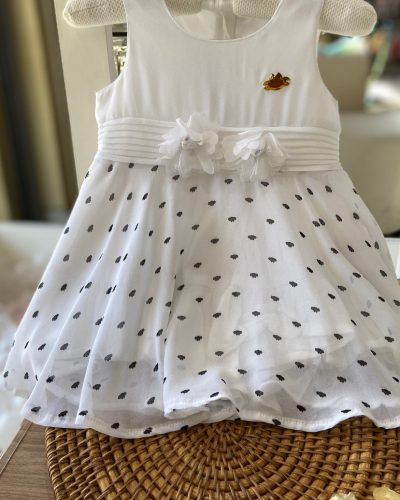 Vestido Branco Lilica Ripilica Tamanho 6-9 meses