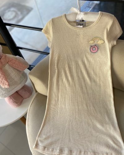 Vestido Canelado Kukie Tamanho 6