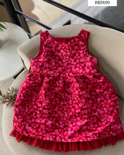 Vestido Festa Cat & Jack Tamanho 12 meses