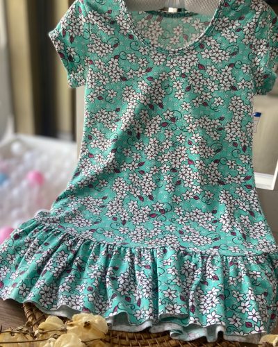 Vestido Flores Tamanho 4