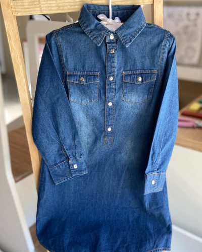 Vestido Jeans Young Tamanho 3 4