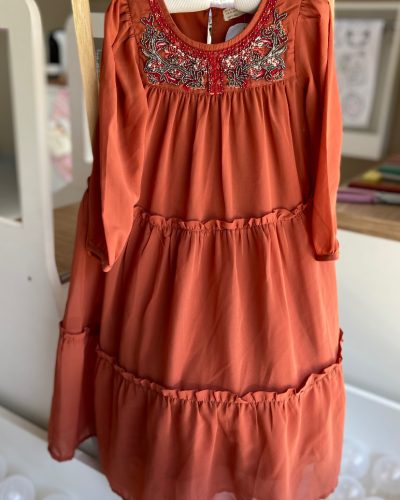 Vestido Marrom Zara Tamanho 4