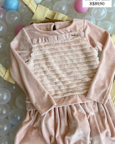 Vestido Rose Anime Tamanho 4 6