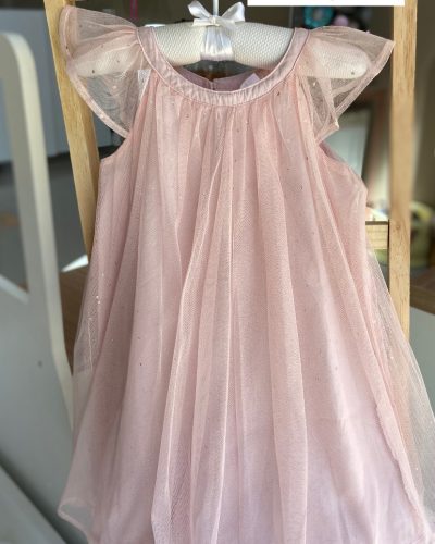 Vestido Tule Brilhoso Gap Baby Tamanho 4