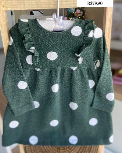 Vestido Verde Zara Tamanho 18 24 meses