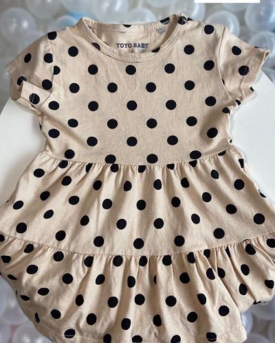 Vestido de Bolinhas Totó Baby Tamanho 3 6 meses